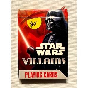 Cartamundi Star Wars Villains Playing Cards – Opened Deck Collectible Card Game